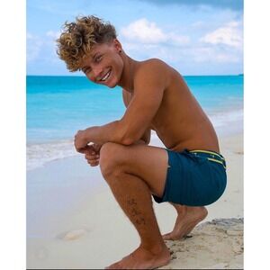 NWT OKAICOS South Carolina Palmetto Swim Shorts, Size 32